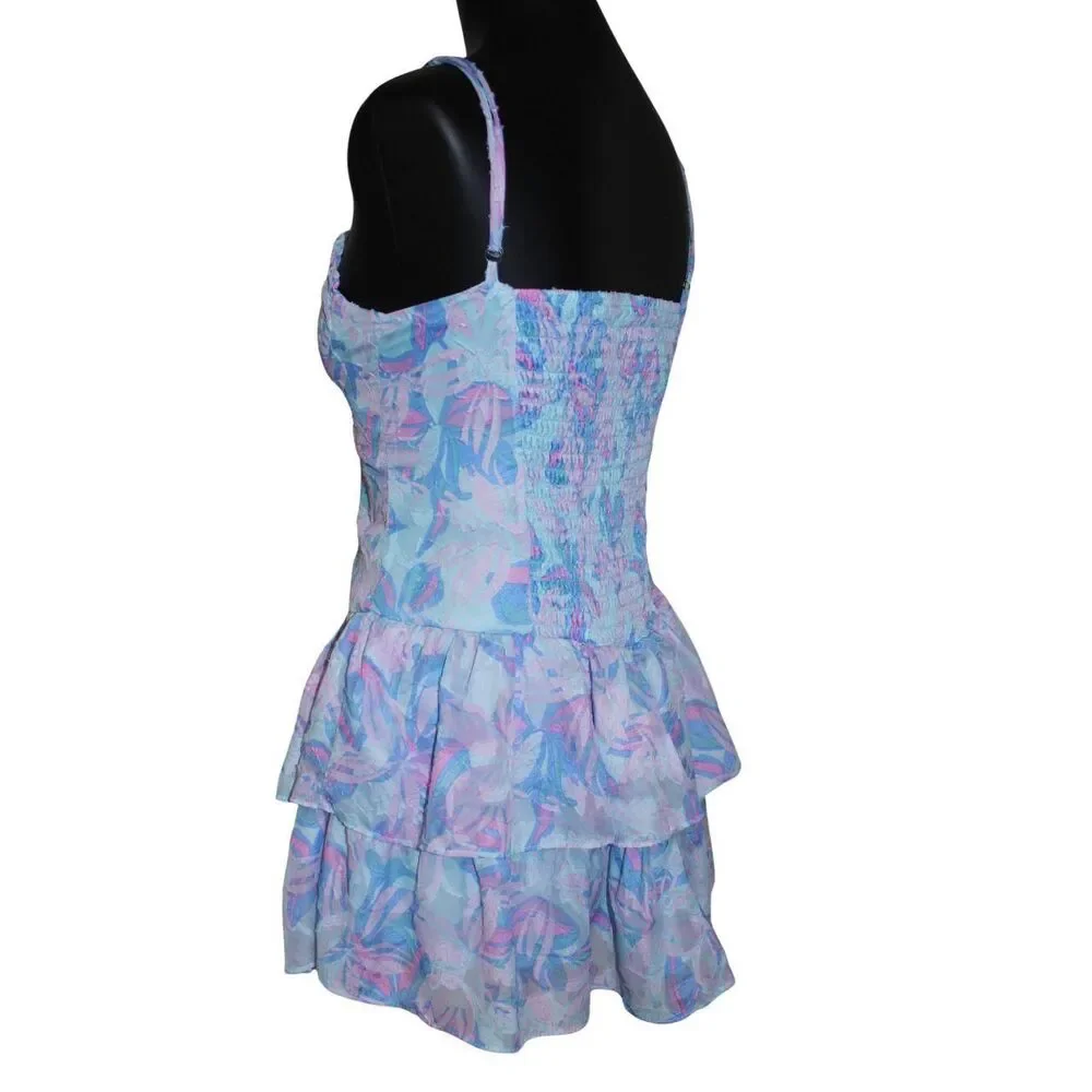 Wild-fable Women's Blue and Purple Dress - Picture 3 of 5